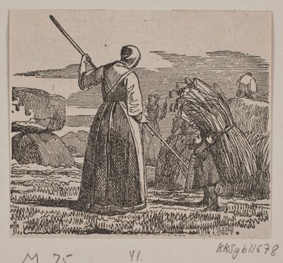 Illustration för "Barnmorskan och trollet" av H. C. Henneberg
