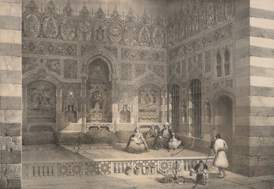 100. En Iwan, i Damaskus, 1843. av H. Clerget