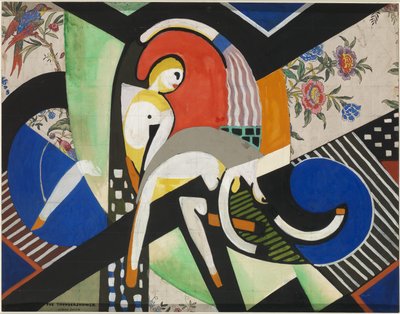 Åskmolnet (studie för målning) av H. Lyman Sayen