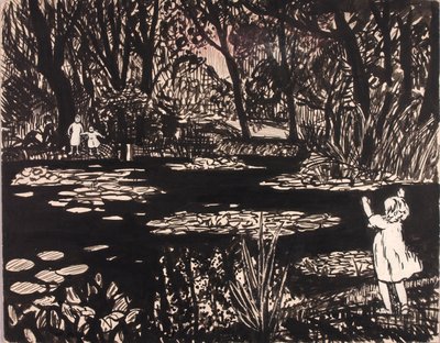 Utan titel (Lily Pond) av H. Lyman Sayen