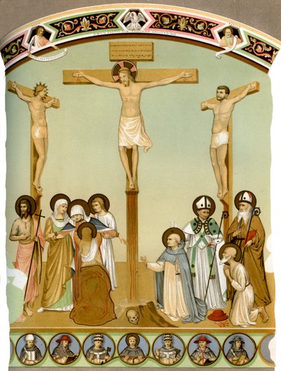 Kristus på korset, 1400-talet 1849. av H Moulin