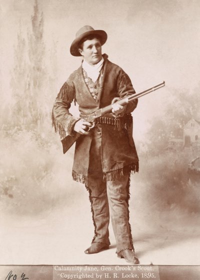 Porträtt av Calamity Jane av H. R. Locke