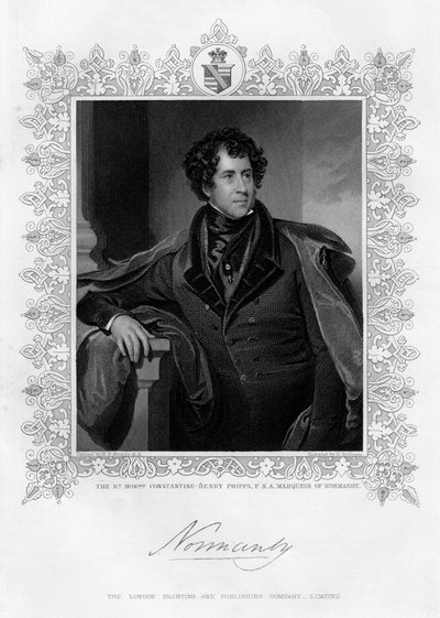 Constantine Henry Phipps, markis av Normandie, 1800-talet av H. Robinson