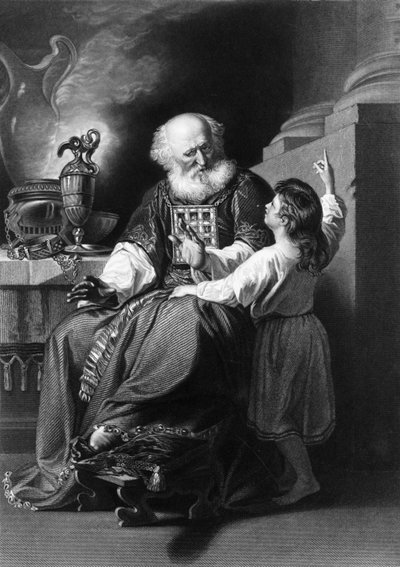 Eli förstod att Herren hade kallat barnet, 1800-talet. av H. Robinson
