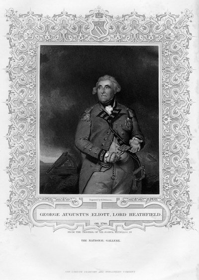 George Augustus Eliott 1717-1798, 1st Baron Heathfield, 1800-talet. av H. Robinson