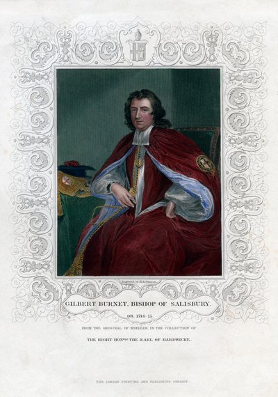 Gilbert Burnet, skotsk teolog och historiker, 1800-talet av H. Robinson