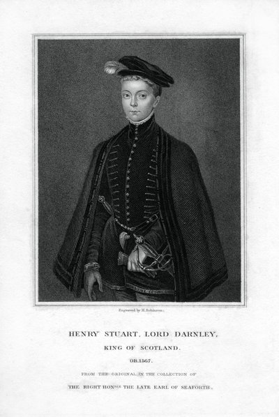 Henry Stuart, Lord Darnley, andra make till Mary, Queen of Scots, 1800-talet. av H. Robinson