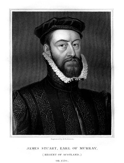 James Stewart, 1:e earl av Moray, regent av Skottland, 1827. av H. Robinson