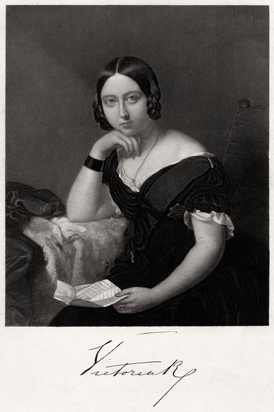 Drottning Victoria, 1800-talet av H. Robinson
