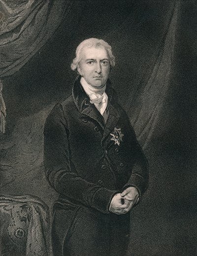 Robert Banks Jenkinson, Earl of Liverpool, c1820, mitten av 1800-talet. av H. Robinson