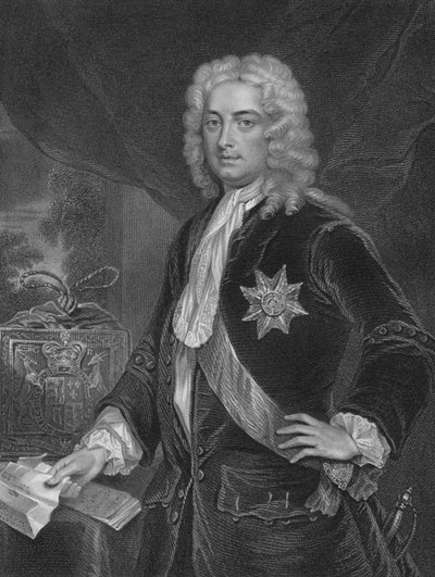 Robert Walpole, Earl of Orford. Från originalet av Jarvis, i Thomas Walpoles samling, av H. Robinson
