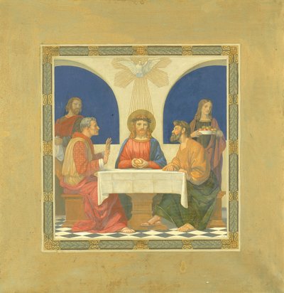 Nattvarden i Emmaus, 1915-1925. av H. Siddons Mowbray