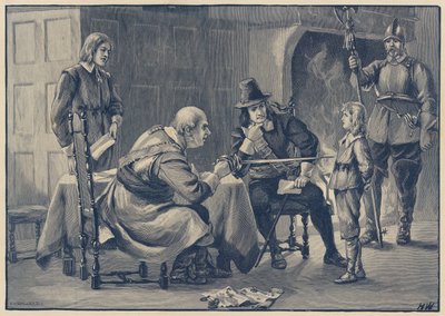 Var är din far (litografi) av H. Walker