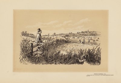 Jaktskisser, nr 7, Tommy Dumpty (gravyr) av Hablot Knight (1815 92) Browne