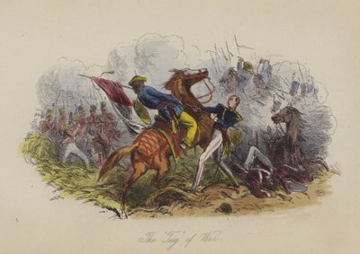 Illustration för Lewis Arundel eller The Railroad of Life av Frank E Smedley (färgad gravyr) av after Hablot Knight Browne