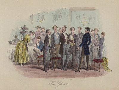 Illustration för Lewis Arundel eller The Railroad of Life av Frank E Smedley (färgad gravyr) av after Hablot Knight Browne