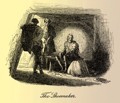 En berättelse om två städer av Charles Dickens av Hablot Knight Browne