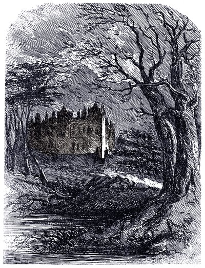 Dyster hus av Hablot Knight Browne