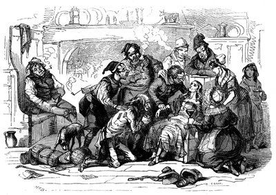 Charles Dickens "The Old Curiosity Shop" av Hablot Knight Browne