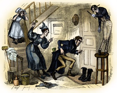 Charles Dickens "The Old Curiosity Shop" av Hablot Knight Browne