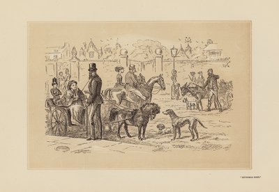 Extreme treffen sich von Hablot Knight (1815-92) Browne