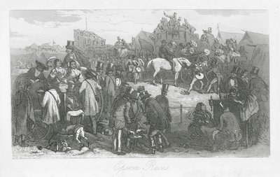 Straßen von London: Epsom-Rennen von Hablot Knight (1815-92) Browne