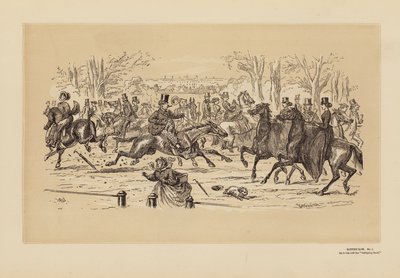 Rotten Row, Nr. 1, Wie es war von Hablot Knight (1815-92) Browne