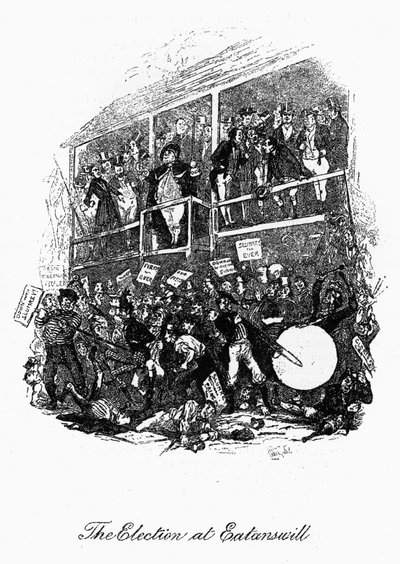 "Pickwick-tidningarna" - av Hablot Knight Browne