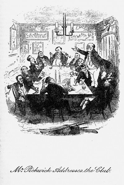 "Pickwick-tidningarna" - av Hablot Knight Browne
