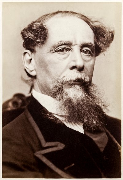 Charles Dickens: engelsk författare och populär viktoriansk romanförfattare av Hablot Knight Browne