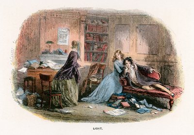 Illustration till Bleak House av Hablot Knight Browne
