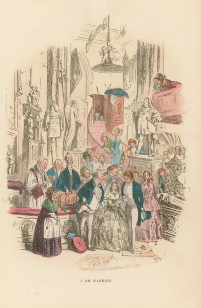 Illustration för David Copperfield av Hablot Knight Browne