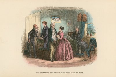 Illustration till David Copperfield av Hablot Knight Browne