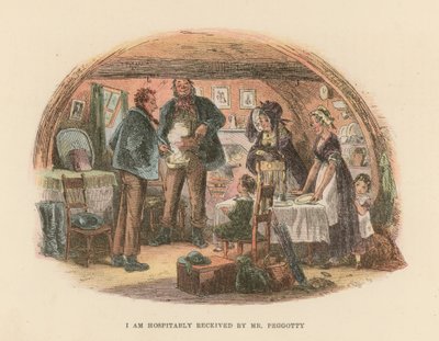 Illustration för David Copperfield av Hablot Knight Browne