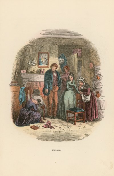 Illustration till David Copperfield av Hablot Knight Browne