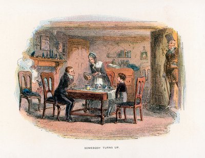 Illustration till David Copperfield av Hablot Knight Browne