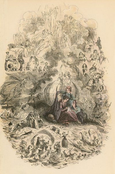Illustration för Dombey och Son av Hablot Knight Browne