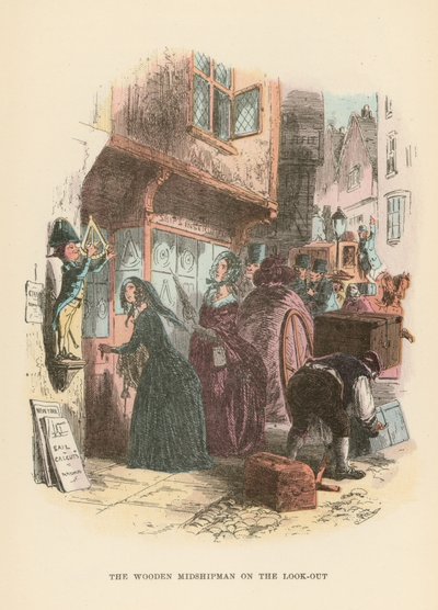 Illustration för Dombey och Son av Hablot Knight Browne