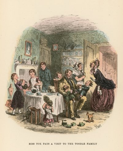 Illustration till Dombey and Son av Hablot Knight Browne