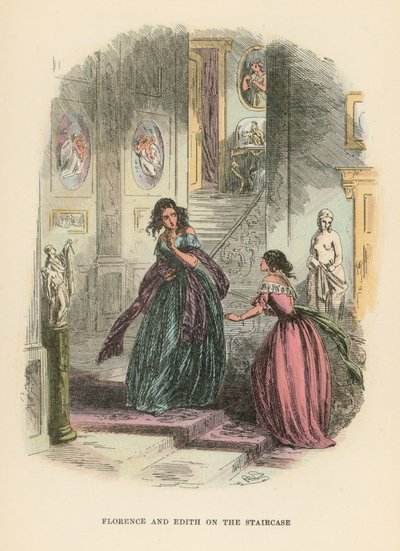 Illustration för Dombey och Son av Hablot Knight Browne