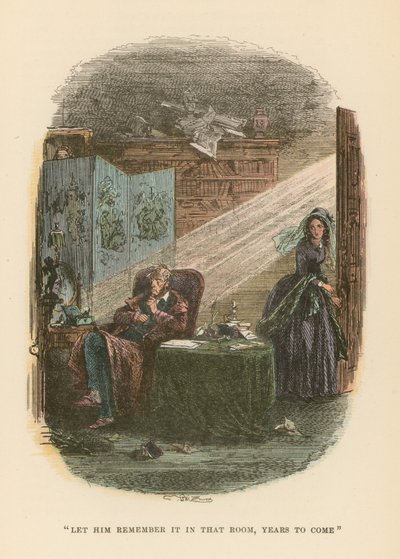 Illustration till Dombey and Son av Hablot Knight Browne
