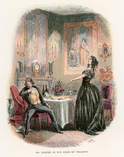 Illustration för Dombey och Son av Hablot Knight Browne