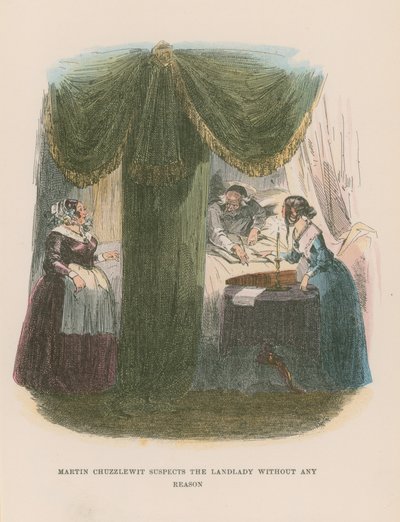 Illustration för Martin Chuzzlewit av Hablot Knight Browne