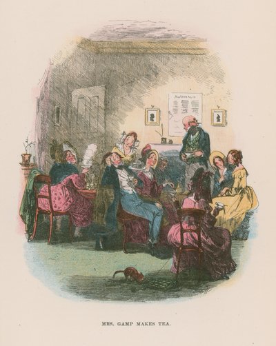 Illustration för Martin Chuzzlewit av Hablot Knight Browne