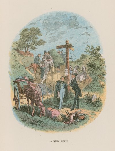 Illustration till Martin Chuzzlewit av Hablot Knight Browne