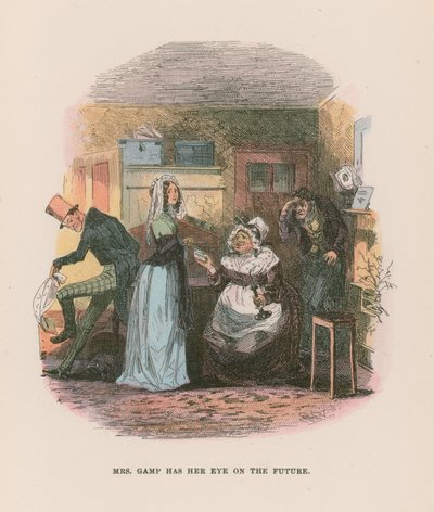 Illustration för Martin Chuzzlewit av Hablot Knight Browne