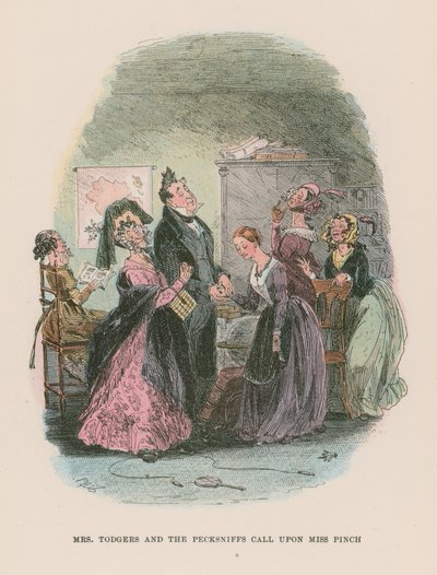 Illustration för Martin Chuzzlewit av Hablot Knight Browne