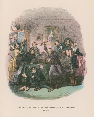 Illustration för Martin Chuzzlewit av Hablot Knight Browne