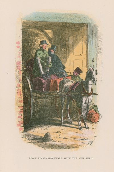 Illustration till Martin Chuzzlewit av Hablot Knight Browne