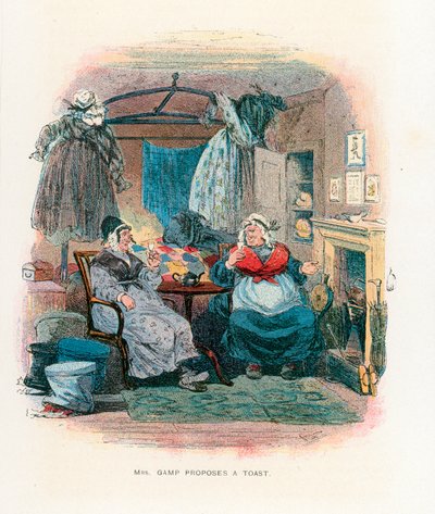 Illustration för Martin Chuzzlewit av Hablot Knight Browne